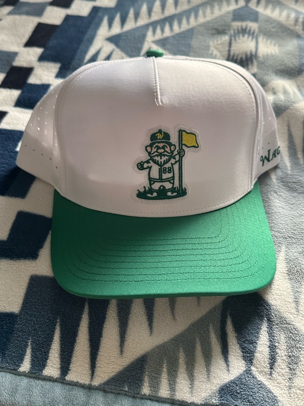 Waggle Golf Master’s Gnome Adult OS Snap Back Hat - Worn Once